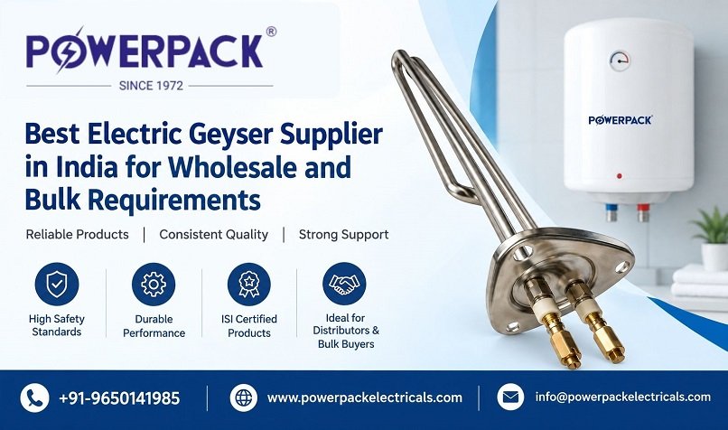 Best Electric Geyser Supplier in India for Wholesale and Bulk Requirements